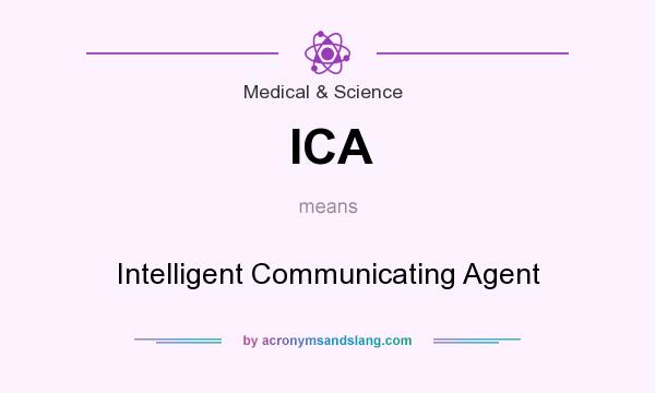 What does ICA mean? It stands for Intelligent Communicating Agent