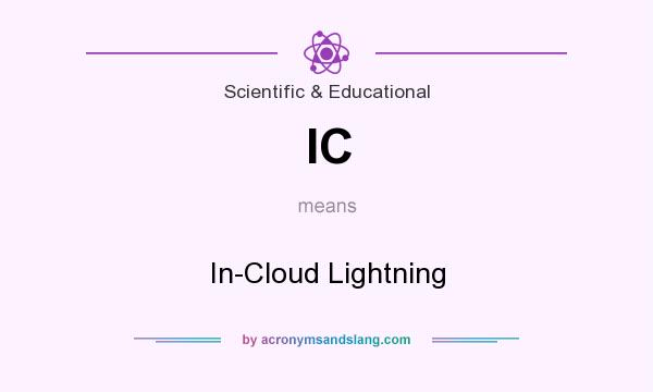 What does IC mean? It stands for In-Cloud Lightning