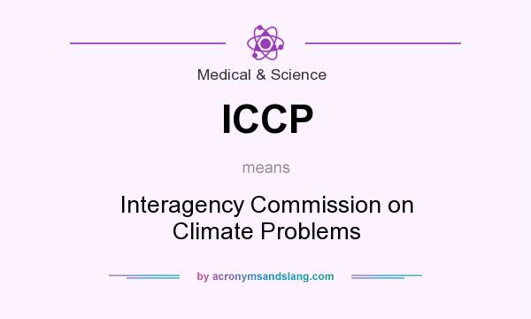 What does ICCP mean? It stands for Interagency Commission on Climate Problems