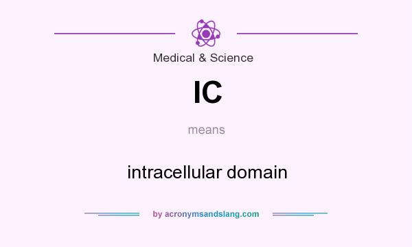 What does IC mean? It stands for intracellular domain