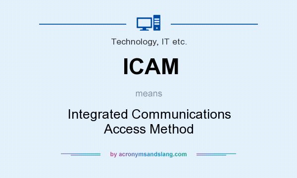 What does ICAM mean? It stands for Integrated Communications Access Method