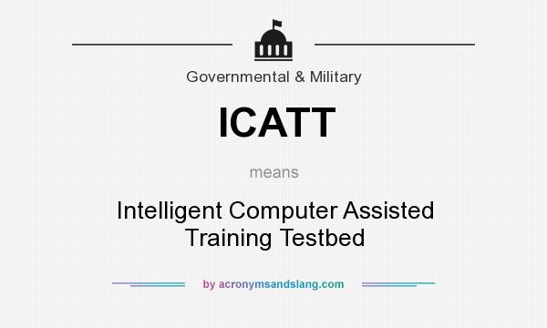 What does ICATT mean? It stands for Intelligent Computer Assisted Training Testbed