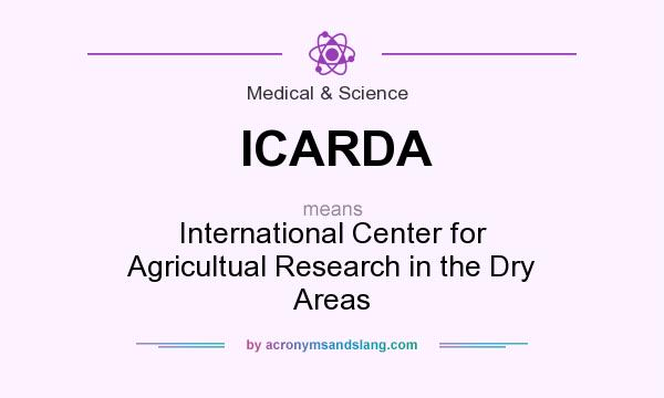 What does ICARDA mean? It stands for International Center for Agricultual Research in the Dry Areas