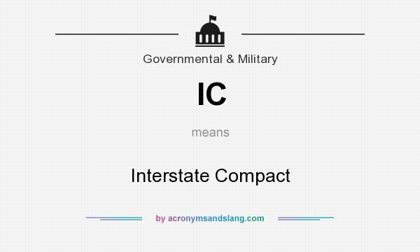What does IC mean? It stands for Interstate Compact