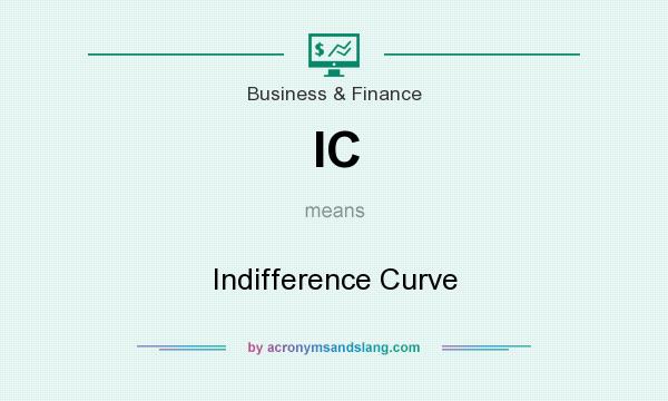 What does IC mean? It stands for Indifference Curve