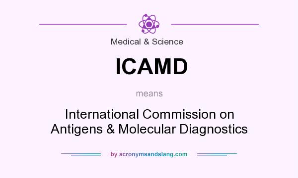 What does ICAMD mean? It stands for International Commission on Antigens & Molecular Diagnostics