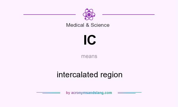What does IC mean? It stands for intercalated region