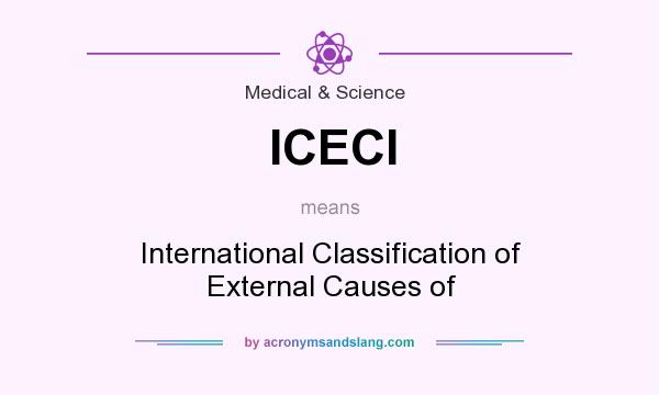 What does ICECI mean? It stands for International Classification of External Causes of