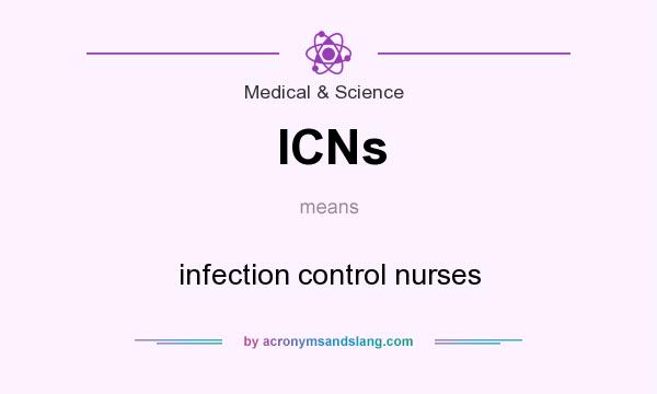 What does ICNs mean? It stands for infection control nurses