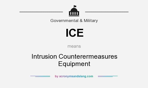 What does ICE mean? It stands for Intrusion Counterermeasures Equipment