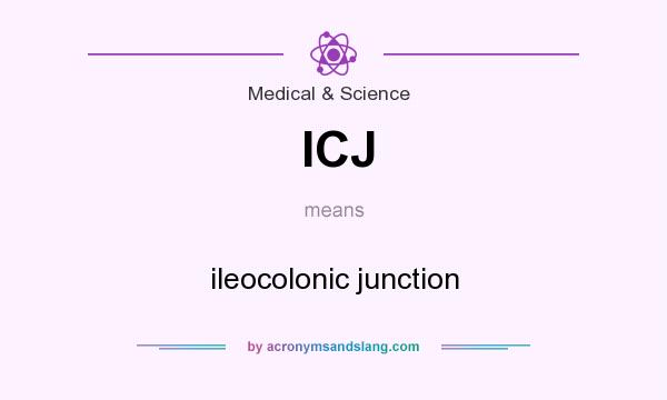 What does ICJ mean? It stands for ileocolonic junction