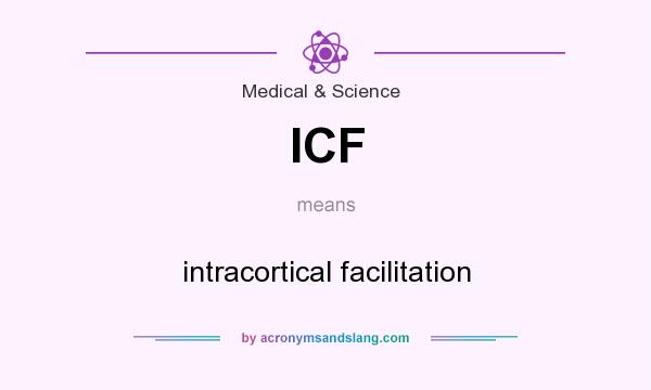 What does ICF mean? It stands for intracortical facilitation