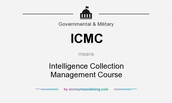 What does ICMC mean? It stands for Intelligence Collection Management Course