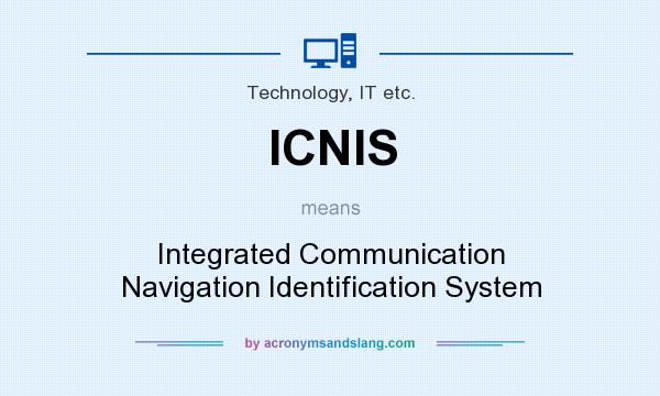 What does ICNIS mean? It stands for Integrated Communication Navigation Identification System
