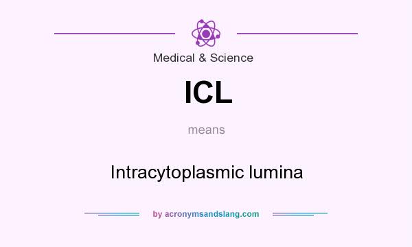 What does ICL mean? It stands for Intracytoplasmic lumina