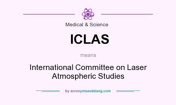 What does ICLAS mean? It stands for International Committee on Laser Atmospheric Studies