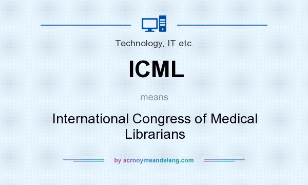What does ICML mean? It stands for International Congress of Medical Librarians