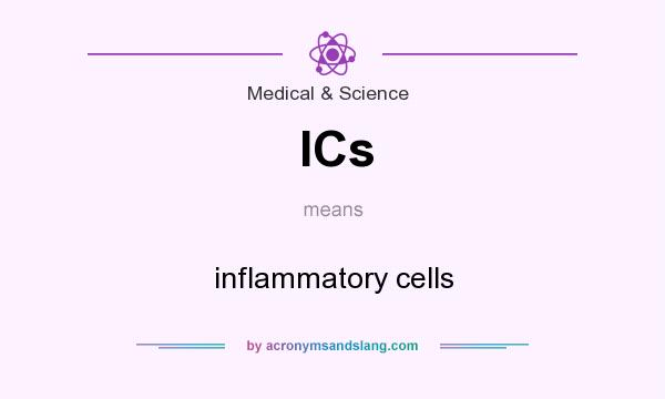 What does ICs mean? It stands for inflammatory cells