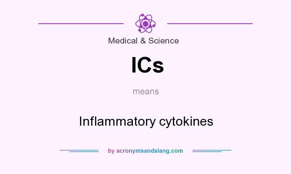 What does ICs mean? It stands for Inflammatory cytokines