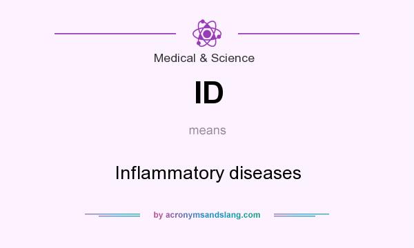 What does ID mean? It stands for Inflammatory diseases