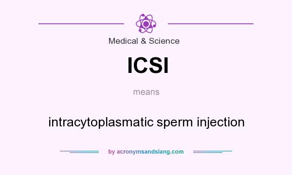 What does ICSI mean? It stands for intracytoplasmatic sperm injection
