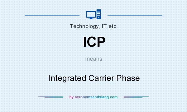 What does ICP mean? It stands for Integrated Carrier Phase