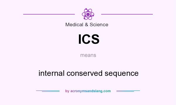 What does ICS mean? It stands for internal conserved sequence