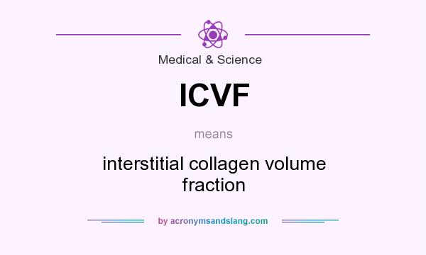 What does ICVF mean? It stands for interstitial collagen volume fraction