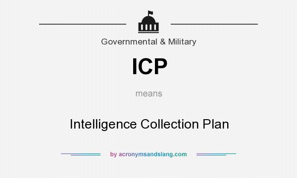 What does ICP mean? It stands for Intelligence Collection Plan