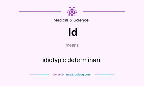 What does Id mean? It stands for idiotypic determinant