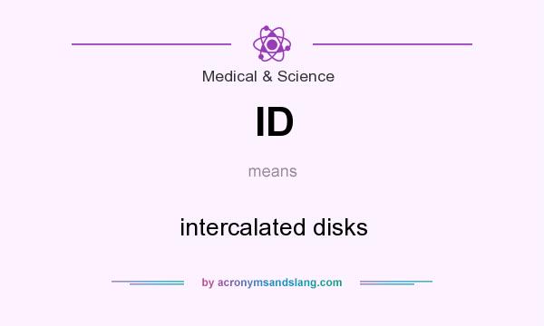 What does ID mean? It stands for intercalated disks