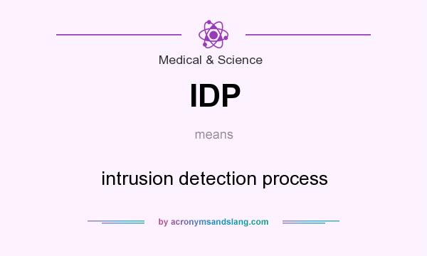 What does IDP mean? It stands for intrusion detection process