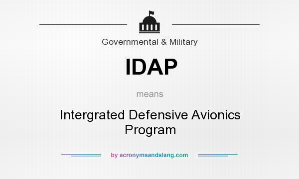 What does IDAP mean? It stands for Intergrated Defensive Avionics Program
