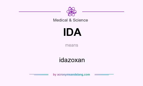 What does IDA mean? It stands for idazoxan