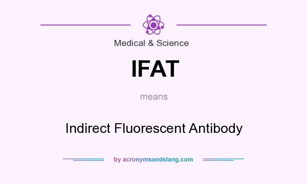 What does IFAT mean? It stands for Indirect Fluorescent Antibody