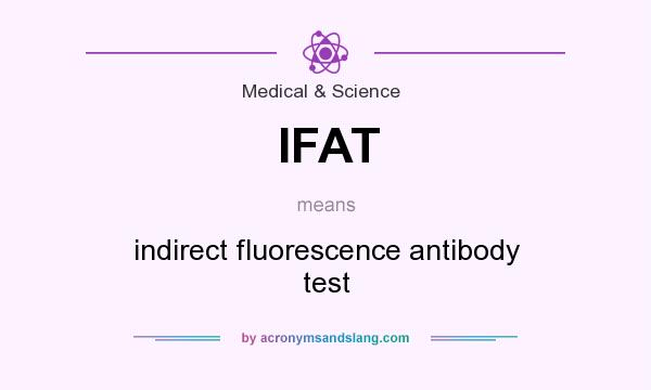 What does IFAT mean? It stands for indirect fluorescence antibody test