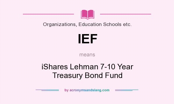 What does IEF mean? It stands for iShares Lehman 7-10 Year Treasury Bond Fund