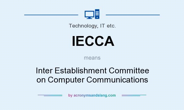 What does IECCA mean? It stands for Inter Establishment Committee on Computer Communications