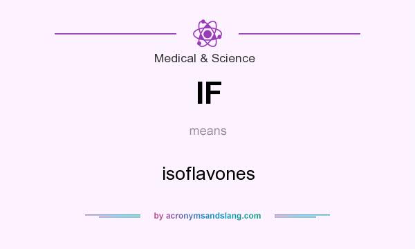What does IF mean? It stands for isoflavones