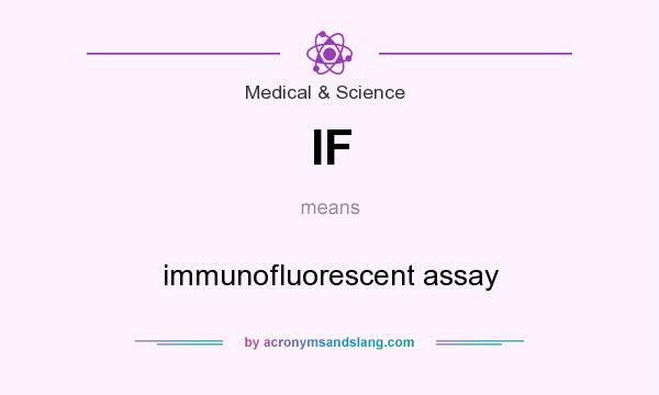 What does IF mean? It stands for immunofluorescent assay