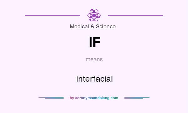 What does IF mean? It stands for interfacial