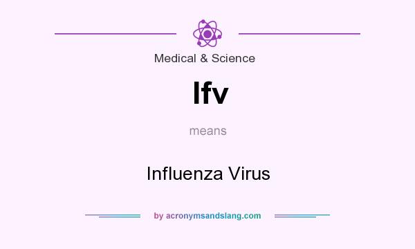 What does Ifv mean? It stands for Influenza Virus