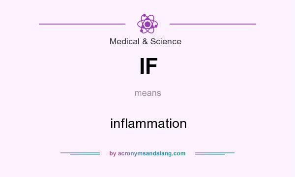 What does IF mean? It stands for inflammation