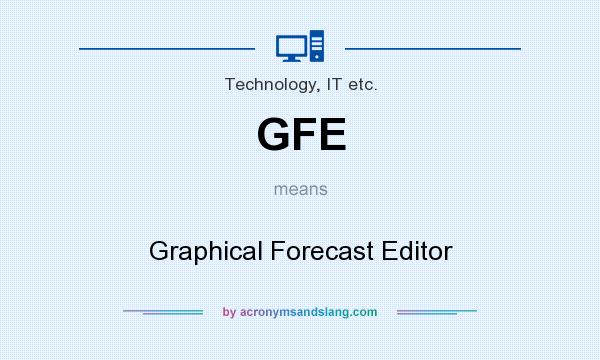 What does GFE mean? It stands for Graphical Forecast Editor