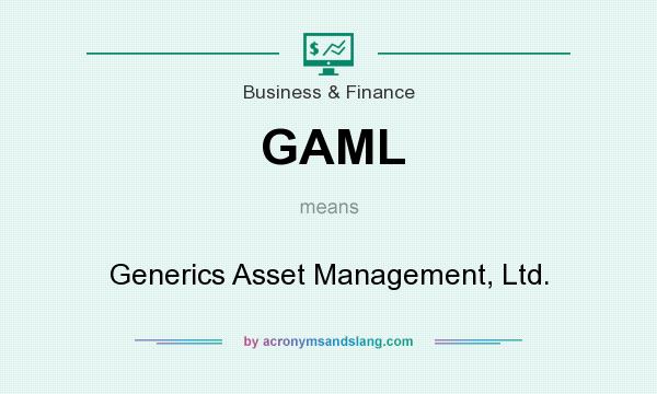 What does GAML mean? It stands for Generics Asset Management, Ltd.