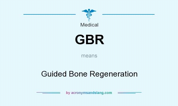 What does GBR mean? It stands for Guided Bone Regeneration