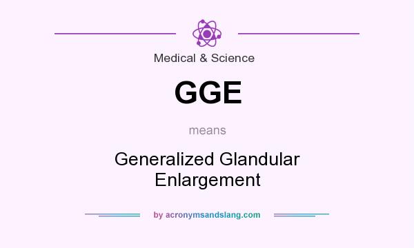 What does GGE mean? It stands for Generalized Glandular Enlargement