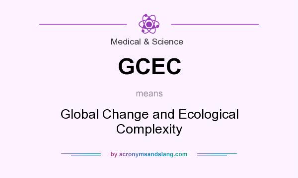 What does GCEC mean? It stands for Global Change and Ecological Complexity
