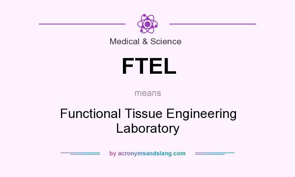 What does FTEL mean? It stands for Functional Tissue Engineering Laboratory