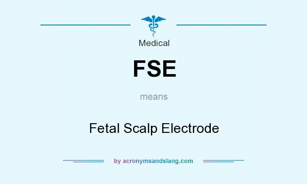What does FSE mean? It stands for Fetal Scalp Electrode